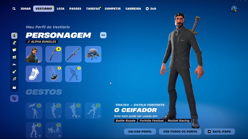 CEIFADOR, GLOW, PACOTE DA TWITCH PRIME E 142 SKINS